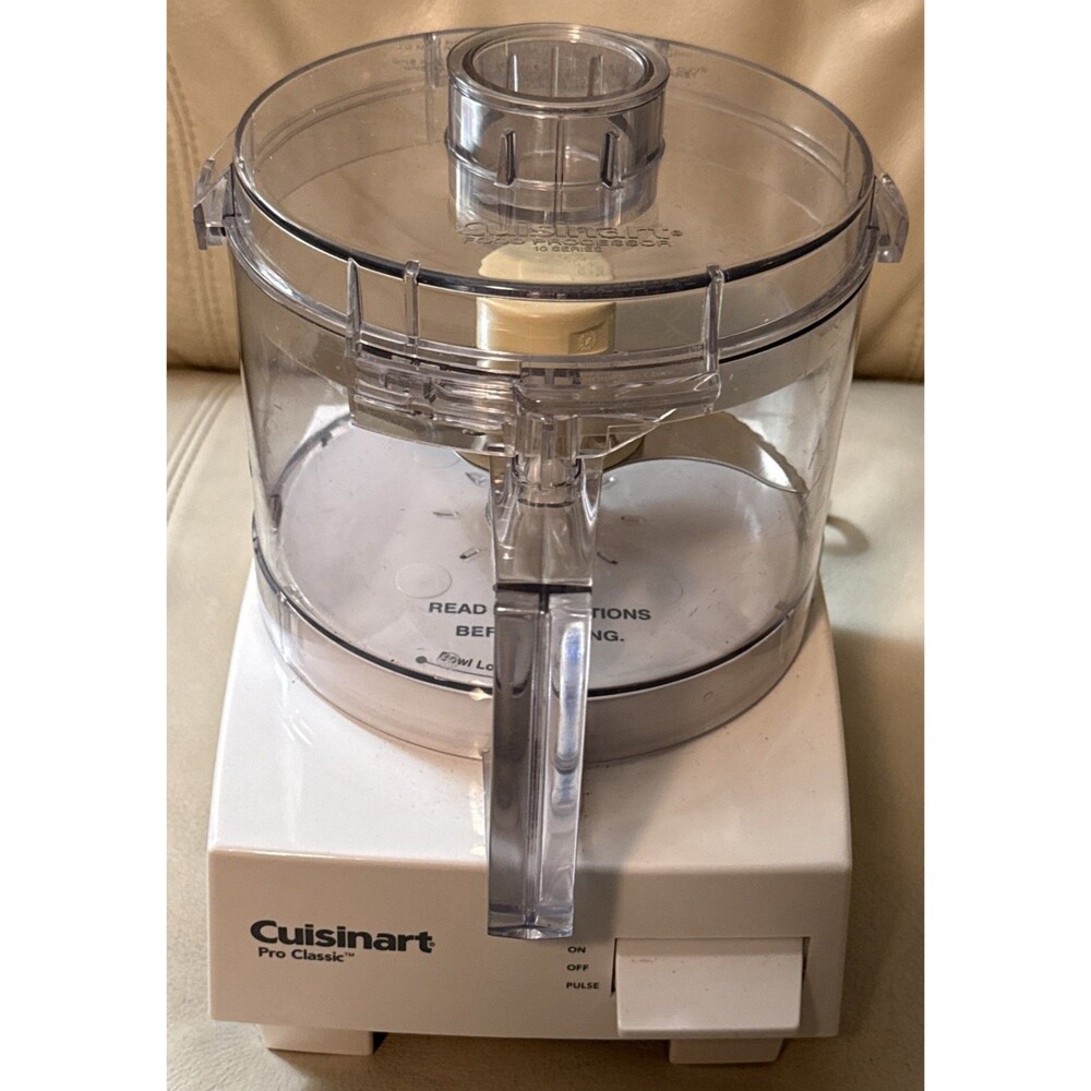 Cuisinart DLC-10S TX Pro Classic 7 Cup Food Processor White TESTED Working